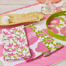 Load image into Gallery viewer, POPPIES PINK Cotton Kitchen Towels