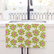 Load image into Gallery viewer, POPPIES PINK Cotton Kitchen Towels