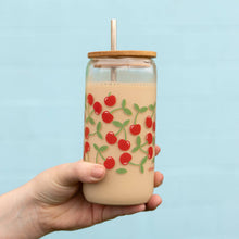Load image into Gallery viewer, Cherries Glass Can