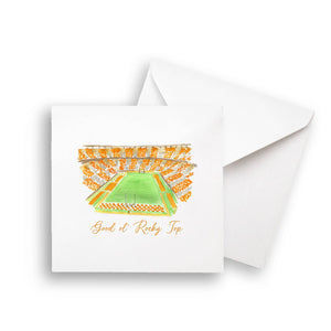 Tennessee Football Stadium Swedish Dishcloth