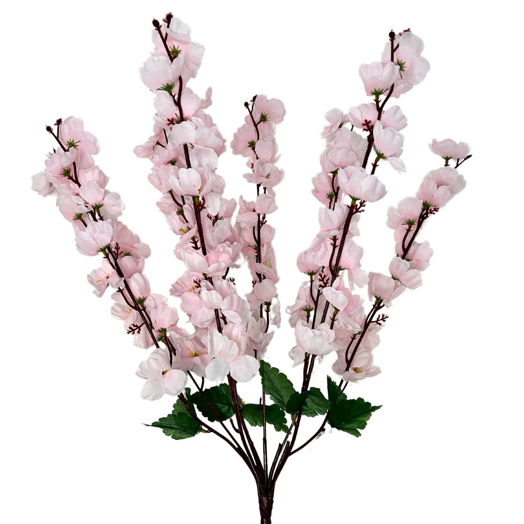 Cherry Blossom Bush x 9 21” - Light Pink