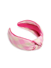 Load image into Gallery viewer, PLAID KNOTTED HEADBAND