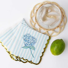 Load image into Gallery viewer, Hydrangea Stem Paper Cocktail Napkin