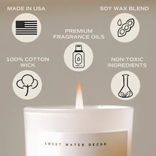 Load image into Gallery viewer, Salt and Sea 11 oz Soy Candle