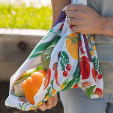 Load image into Gallery viewer, Farm Fresh Veggies Tea Towel