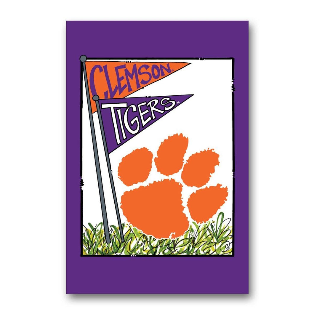 Clemson Mascot Flag