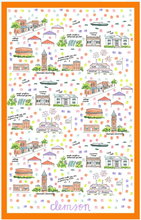 Load image into Gallery viewer, Double Sided Clemson Tea Towel