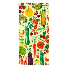 Load image into Gallery viewer, Vegetable Farmers Market Tea Towel