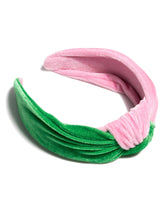 Load image into Gallery viewer, TWO TONE KNOTTED HEADBAND