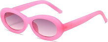 Load image into Gallery viewer, Slim Oval Retro Adult Sunglasses