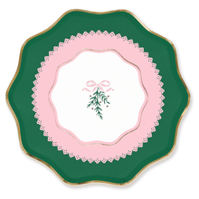 Load image into Gallery viewer, Coquette Christmas - Small Dessert Plates Bows Holiday