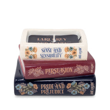 Load image into Gallery viewer, Bookstack Candle, Jane Austen