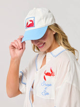 Load image into Gallery viewer, CRAB BALL CAP,WHITE