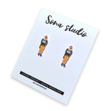 Load image into Gallery viewer, Santa, I know him! Elf Inspired Earrings