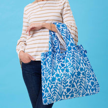 Load image into Gallery viewer, BOTANICAL blu Bag Reusable Shopper Tote