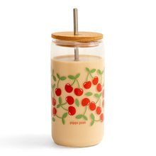 Load image into Gallery viewer, Cherries Glass Can
