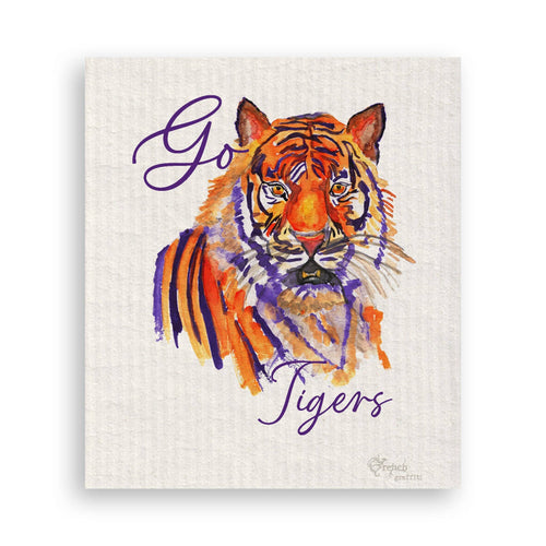 Clemson Tigers Swedish Dishcloth