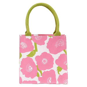 POPPY PINK Reusable Gift Bag Tote