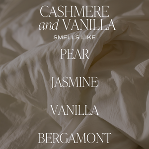 Cashmere and Vanilla 11 oz Soy Candle