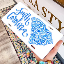 Load image into Gallery viewer, South Carolina Blue and White License Plate