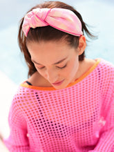 Load image into Gallery viewer, PLAID KNOTTED HEADBAND
