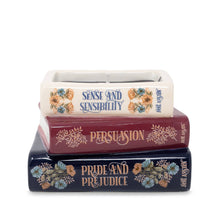 Load image into Gallery viewer, Bookstack Candle, Jane Austen