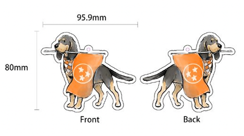 Smokey Carrying Flag Tennessee Air Freshener