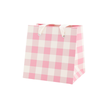 Load image into Gallery viewer, Garden Scatter/Pink Gingham Gift Bag Set