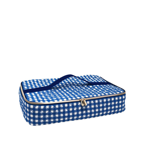 Casserole Carrier, Riviera Blue Gingham