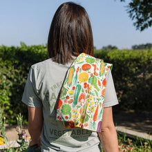 Load image into Gallery viewer, Vegetable Farmers Market Tea Towel