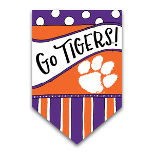 Clemson Dots and Stripes Flag