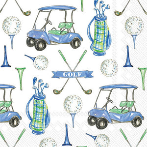 Paper Cocktail Napkin 20 Ct  Golf Rosanne Beck