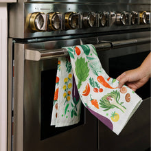 Load image into Gallery viewer, Farm Fresh Veggies Tea Towel