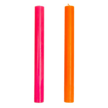 Load image into Gallery viewer, Orange and Pink Dinner Candles - Home Décor