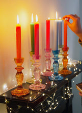 Load image into Gallery viewer, Orange and Pink Dinner Candles - Home Décor