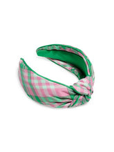 Load image into Gallery viewer, PLAID KNOTTED HEADBAND