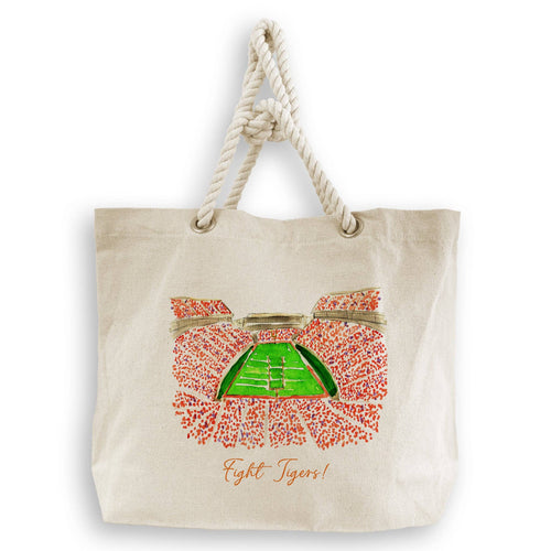 Clemson Football Stadium Tote Bag