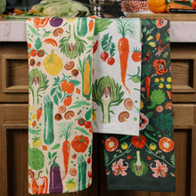 Load image into Gallery viewer, Farm Fresh Veggies Tea Towel