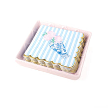 Load image into Gallery viewer, Pink Textured Cocktail Napkin Tray