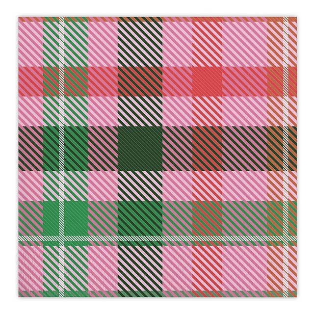 Holiday Plaid Napkin Set