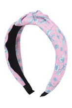 Load image into Gallery viewer, Floral Top Knot Headband