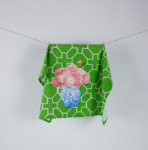 Ranunculus in Vase Tea Towel