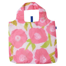 Load image into Gallery viewer, POPPIES PINK Reusable Shopper blu Bag