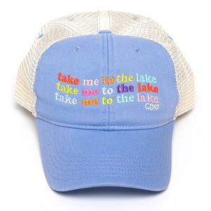 Take Me to The Lake Mesh Back Hat