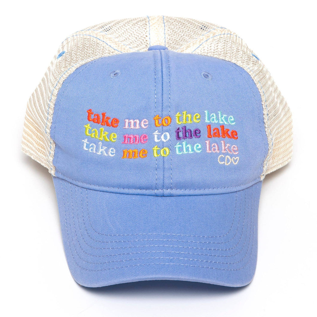 Take Me to The Lake Mesh Back Hat
