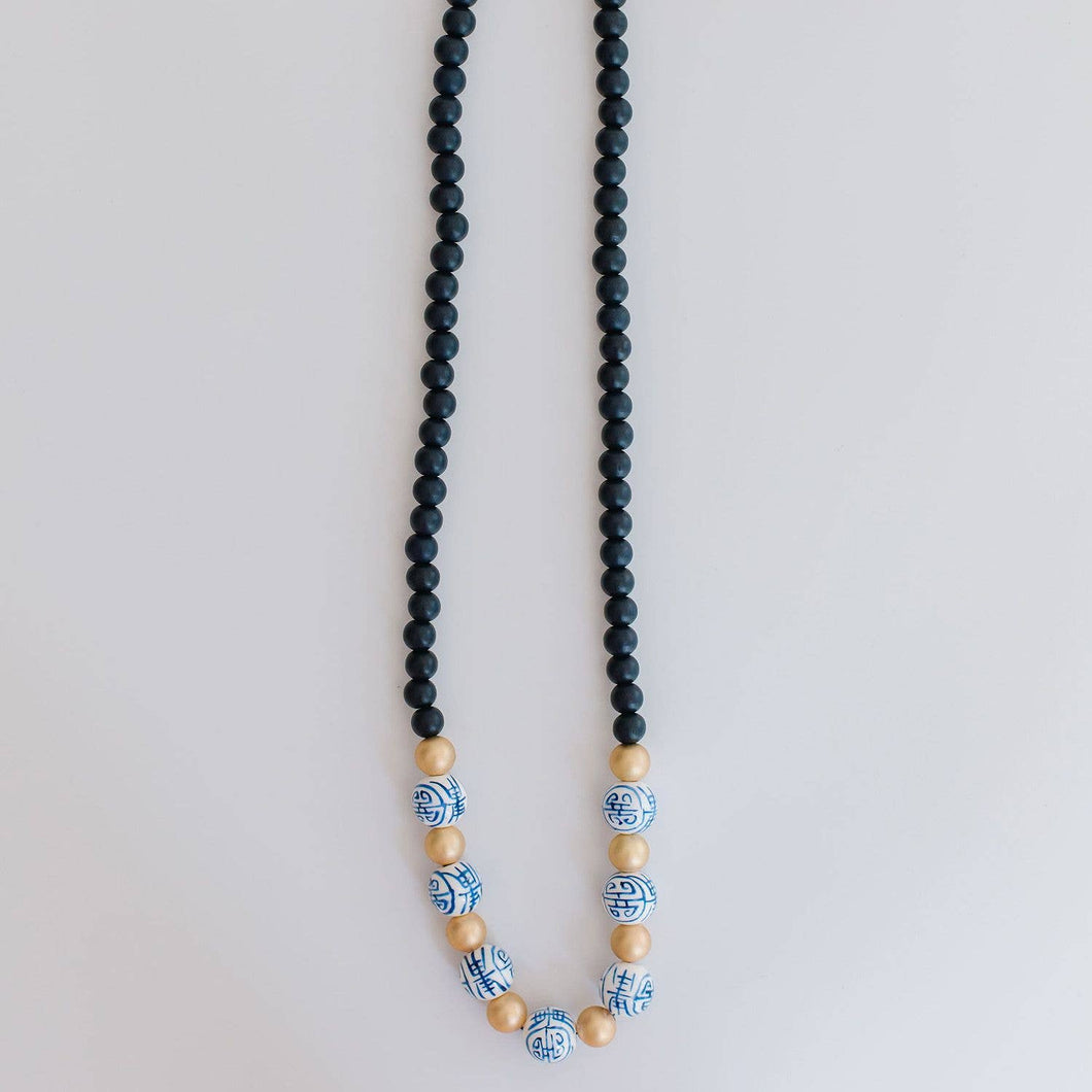 Quinn Necklace Navy