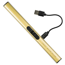 Load image into Gallery viewer, Gold Rechargeable Electric Lighter