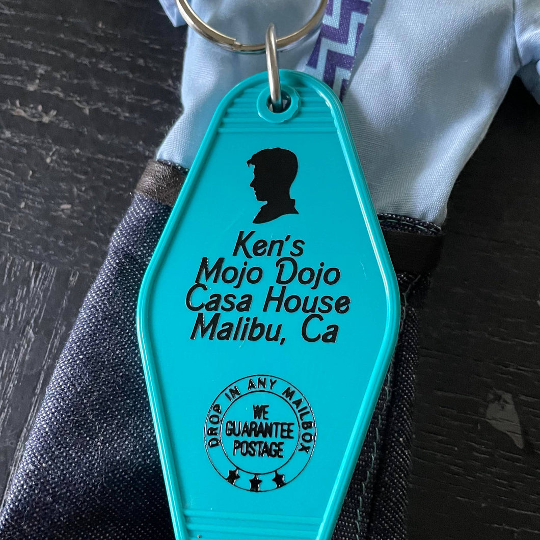 Motel Key Fob - Ken's Mojo Dojo Casa House (Barbie)