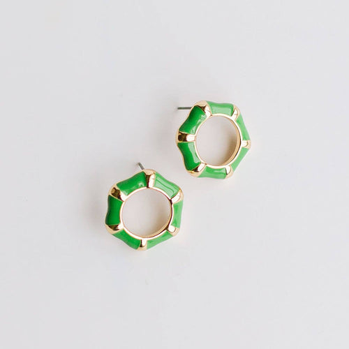 Liz Earrings Green