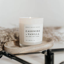 Load image into Gallery viewer, Cashmere and Vanilla 11 oz Soy Candle